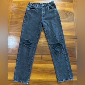 Cotton On Black Ling Straight Leg Jean
